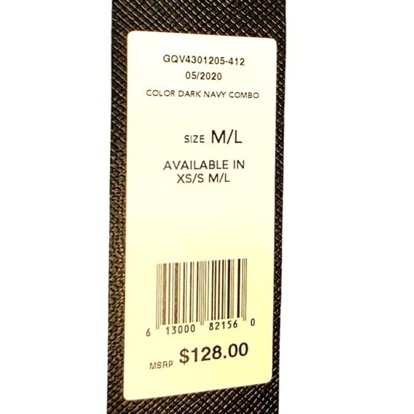 NWT BCBG MAXAZRIA LIGHT STRIPE MINI WRAP JACKET KIMONO COVER UP SIZE M / L $128 - Picture 3 of 16